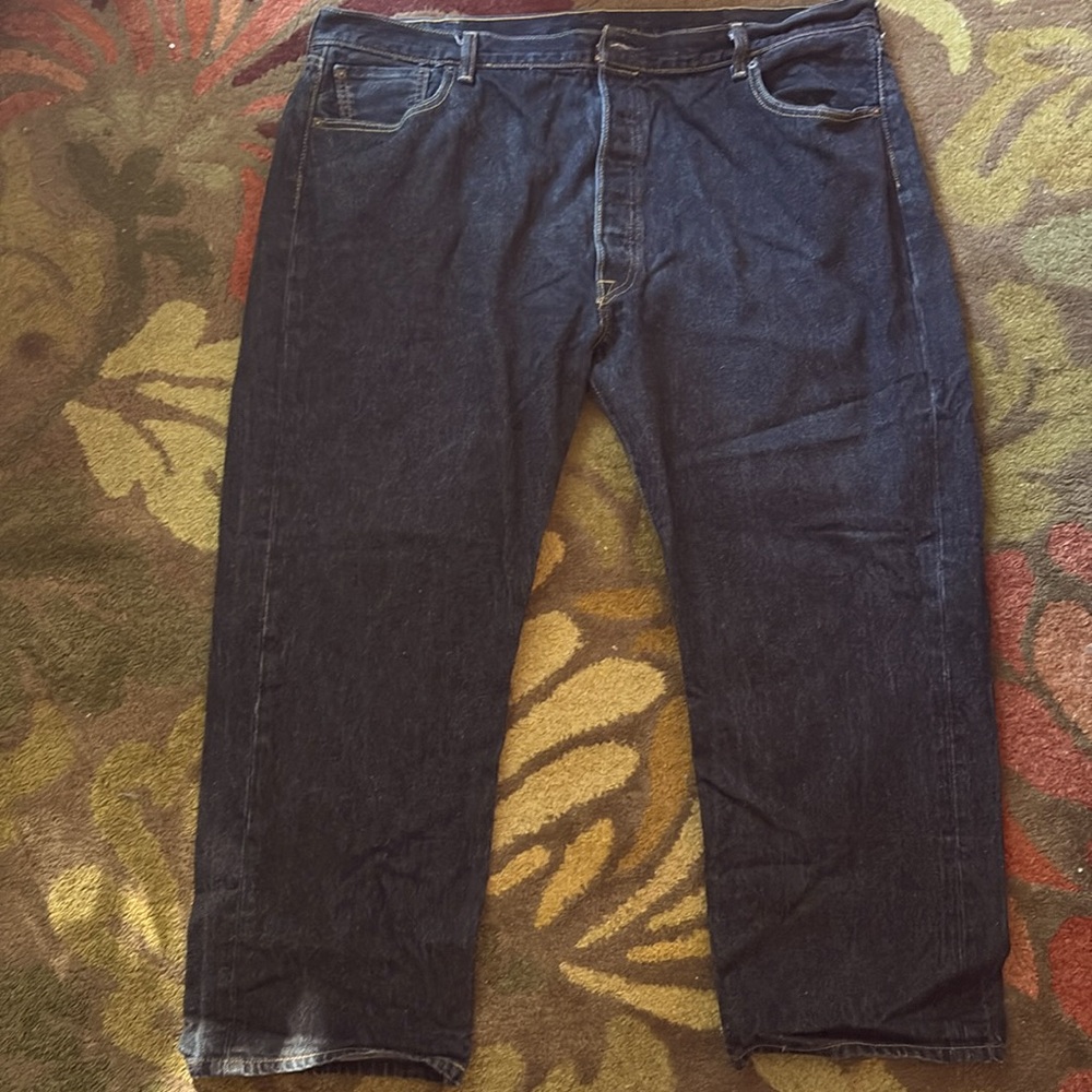 Levi's 501 button fly black 46x32 jeans